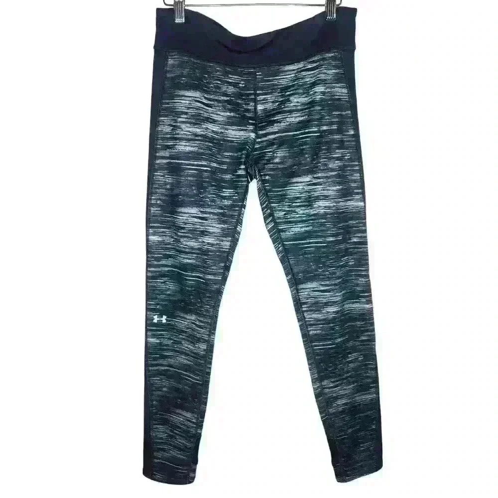 Under armour women's fitted compression leggings geometric print size large